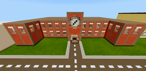 Школа в майнкрафт