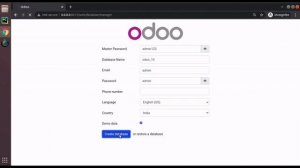 How To Create Database In Odoo 15 || Odoo 15 Database Management