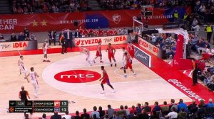 EuroLeague R25: Crvena zvezda mts - CSKA | Vladimir Stimac Highlights