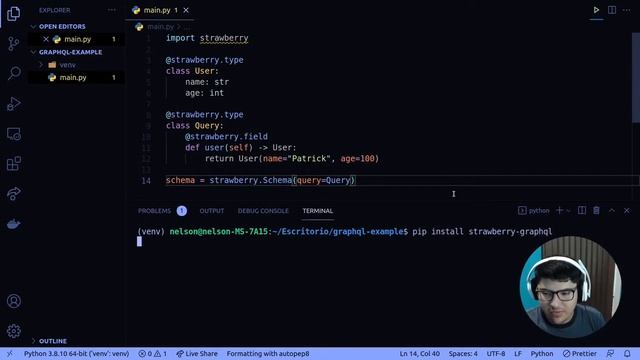 Nueva biblioteca GraphQL para Python 3 | Strawberry GraphQL смотреть онлайн