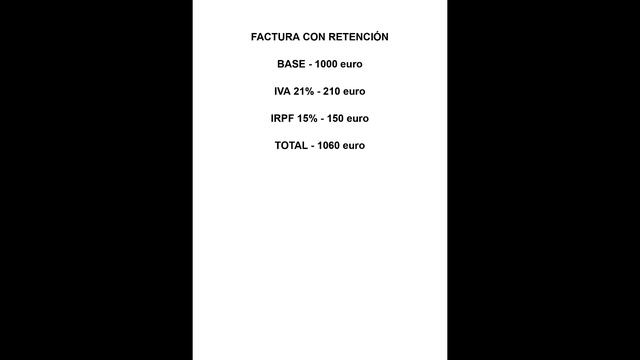 Урок11 - Как выписать фактуру с IRPF -Como hacer las facturas con retenciones смотреть онлайн