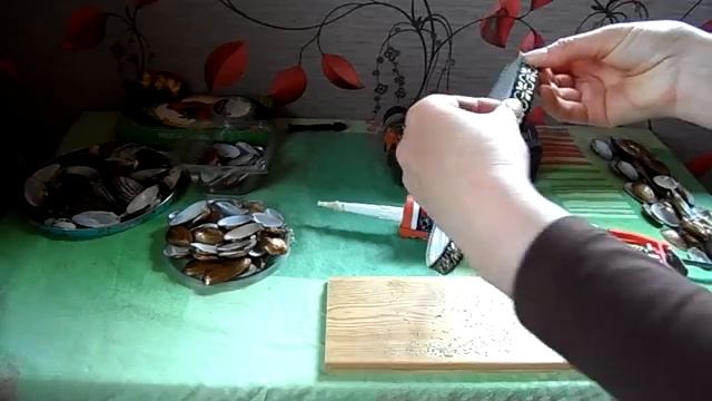 Как сделать из ракушек музыку ветра. Ракушки речные мидии.