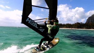 Windsurfing at Mauritius