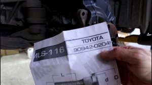 Результат незатянутого колеса Замена шпилек Toyota Harrier Тойота Харриер 2004 года