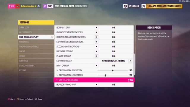 How to Enable the New Drift Camera in Forza Horizon 5 - Turn On/Off Drift Camera #fh5