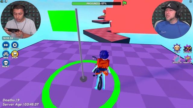 OBBY BUT YOUR ON A BIKE Roblox смотреть онлайн