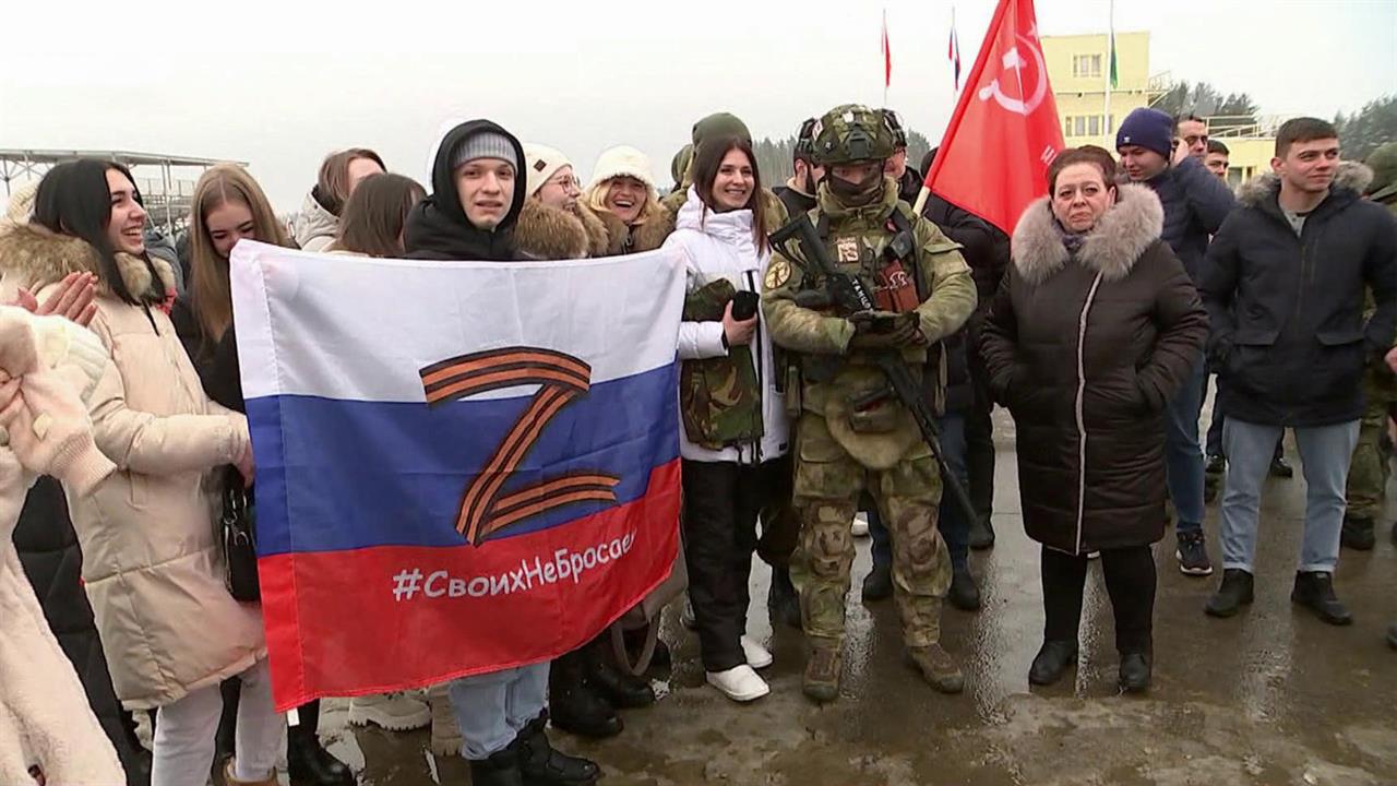 Мобилизованные из Тульской области отправились в зону спецоперации