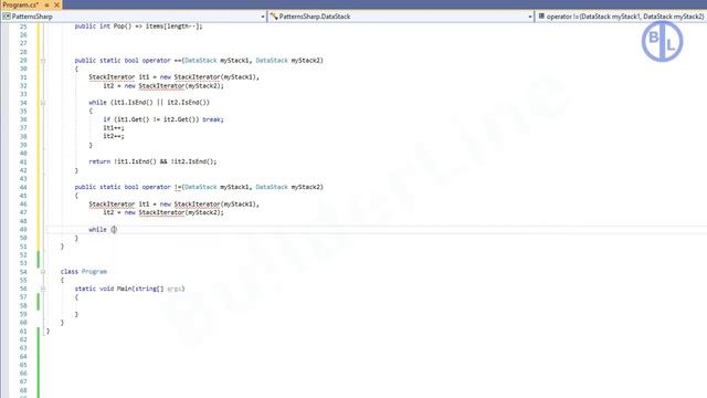C#. Паттерн проектирования программ "Итератор (Iterator)". смотреть онлайн