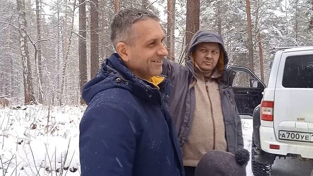 На трёх Патриотах в лес по первому снегу. Ноябрь, 2023 смотреть онлайн