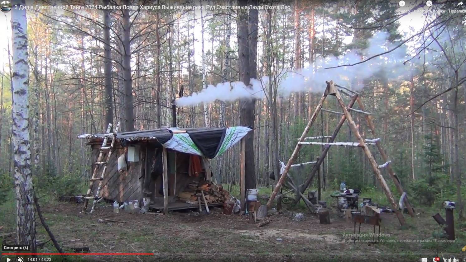 Жизнь в Девственной Тайге Один в лесу у реки Затор река Руд 10ма 20 Поход Рыбалка Охота Camping Лес