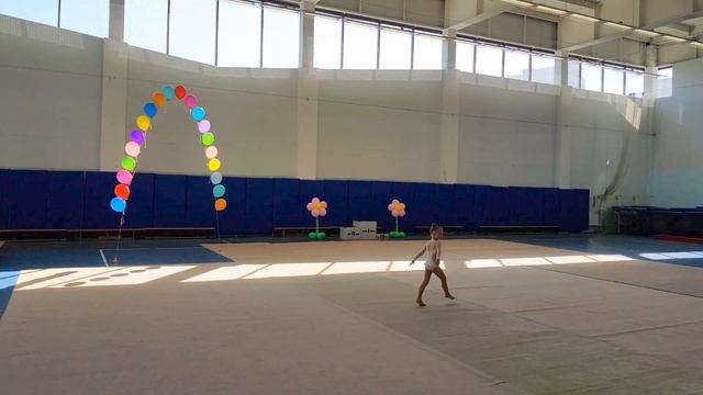 Соревнования по художественной гимнастике "Майские звездочки". Полина Третьякова 2013 г.р. смотреть онлайн