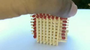 Изготовление спичек Дом без клея |  Модели спичек |  Спички тики