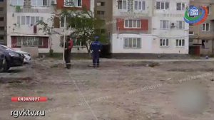 В Кизилюрте идут работы по благоустройству города