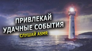 ⭐️Привлечение удачных событий - просто слушай ASMR аффирмации