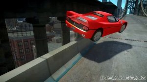 GTA IV 1995 Ferrari F50 Crash Testing HD