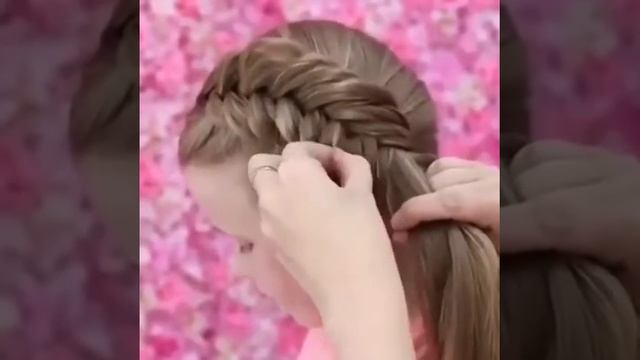 Коса Обратный рыбий хвост смотреть онлайн