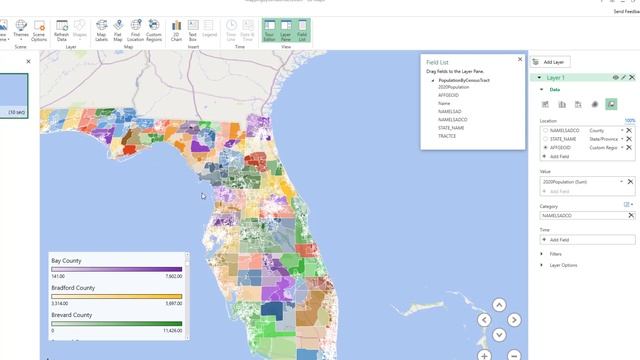 Excel 3D Map With KML Custom Regions - Episode 2556