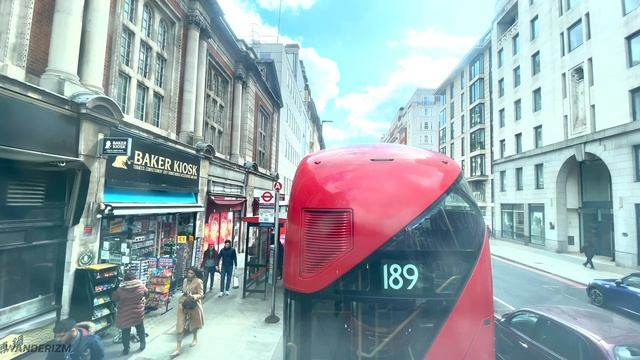 LONDON Bus Ride ?? - Route 139 - Bus journey from North London's Golders Green ⬇️ to Central London смотреть онлайн