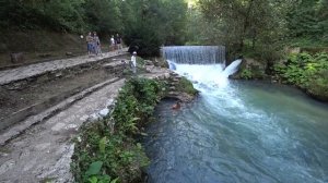 Грот Симона Кананита, второй водопад. Новый Афон, Абхазия.