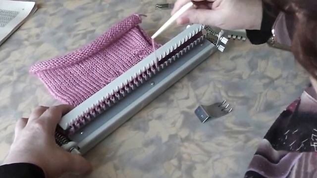 Вяжем на машине "Ивушка". Урок 9. Вязание с приставками