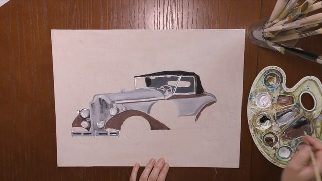 Ретро автомобиль Паккард 120, 1937 года смотреть онлайн