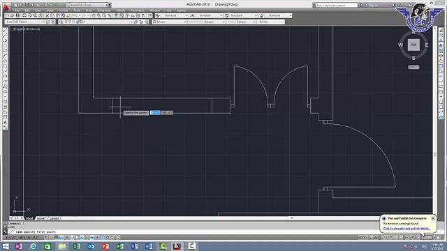 How to add windows in autocad file | How to apply windows in 2d drawing |autocad online video cours смотреть онлайн