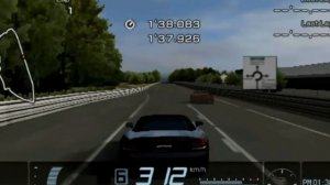 Gran Turismo psp Drag Race(Dodge Viper vs Corvette ZR1)