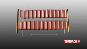 3. Монтаж черепицы TONDACH. Керамическая черепица TONDACH.