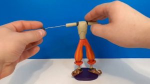 Лепим Воспитателя / Солнце и Луна / Sundrop / Sun / Moon / по игре ФНАФ Security Brich из пластилин