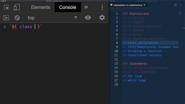 #10 Coding Examples - Expression vs Statement - Darija JavaScript شرح