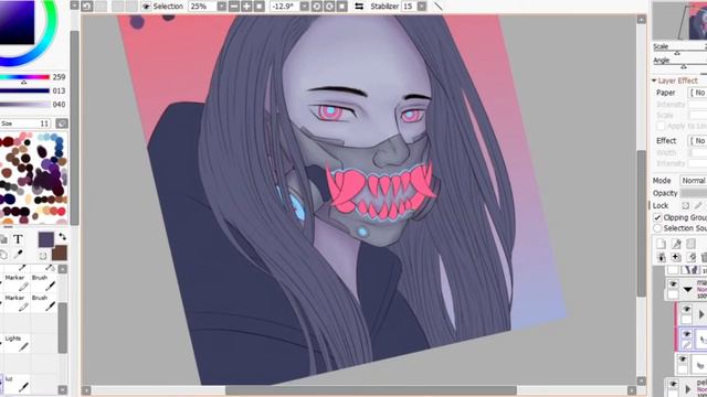 Cyberpunk Sweety | SpeedArt смотреть онлайн