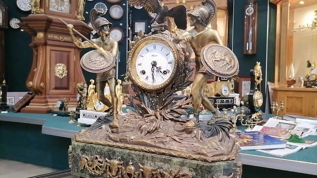 КАМИННЫЕ ЧАСЫ K.MOZER " АХИЛЛ И ГЕКТОР ". ЛУЧШАЯ МОДЕЛЬ ИНТЕРЬЕРНЫХ ЧАСОВ - ПРИЗ НА ЧАСОВОЙ ВЫСТАВК смотреть онлайн