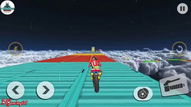 Bike Stunt 2020 - Free Motorcycle Games New Level 1-6 Android Gameplay, iOS, Walkthrough #2