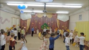 "ТАНЕЦ С ЛИСТОЧКАМИ" муз. и сл. В.Шестаковой ОСЕНЬ 2017 г подготовительная группа.