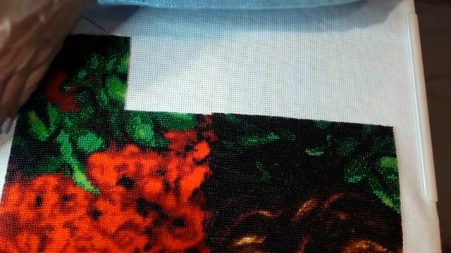 Как я вышиваю большие картины бисером смотреть онлайн