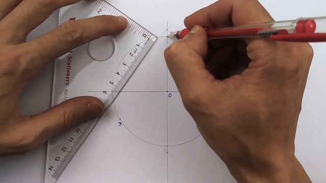 Construct an equilateral triangle inscribed a given circle смотреть онлайн