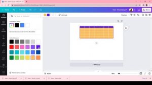 how to create tables with canva [using google sheets]