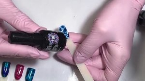 Дизайн витражными гель-лаками