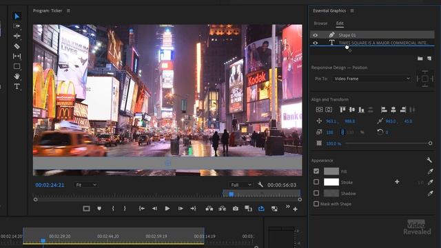 Animated Title Crawl / News Tickers in Premiere Pro смотреть онлайн