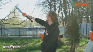 Кусторез аккумуляторный + ножницы для травы STIHL HSA 26 обзор