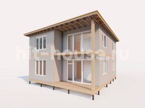 Комплектация дома из СИП панелей с ЦСП (Цементно-стружечная плита)