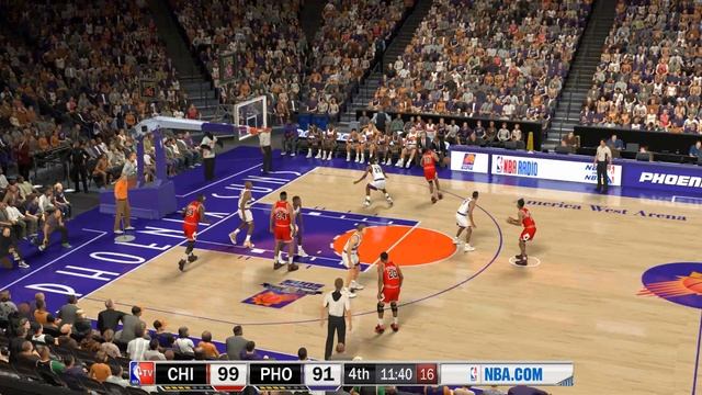 NBA 2K17 - 92-93 Suns vs 92-93 Bulls - Barkley vs Jordan - Community Request - PC MOD смотреть онлайн