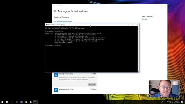 Windows 10 OpenSSH Client смотреть онлайн