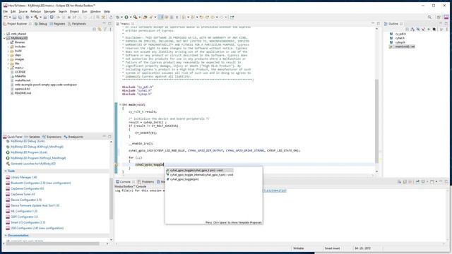 ModusToolbox™ How-To - Creating a Blinky LED | Infineon смотреть онлайн