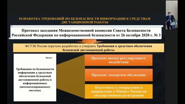 Дмитрий Шевцов ФСТЭК России про ИБ дистанционной работы смотреть онлайн