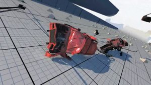 Машины разбиваются. Подборка аварий из игры BeamNG.Drive. Бессмысленные разрушения 2017