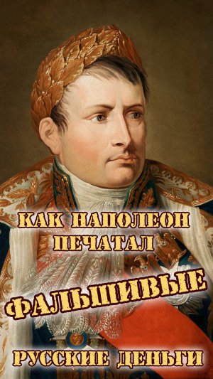 Как Наполеон печатал ФАЛЬШИВЫЕ русские деньги #shorts