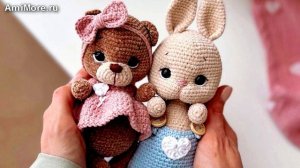 Амигуруми: схема Малыши из микровелюра | Игрушки вязаные крючком