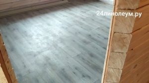 Дом баня укладка линолеума Красноярск. 50 м2 Ютекс Форум на бетонный пол