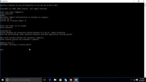 How to start the oracle database,  ORA-01033: ORACLE initialization or shutdown in progress